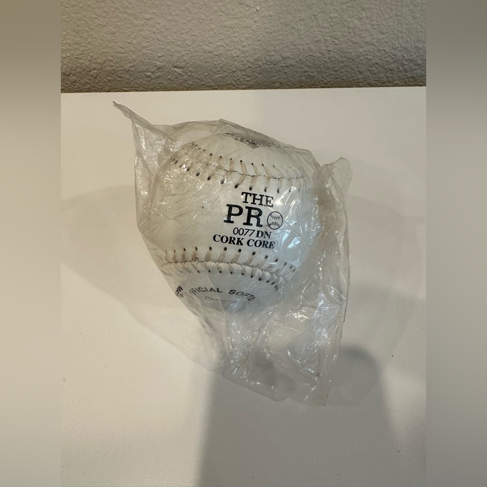New Rare Official Softball Genuine Leather 12 Inch